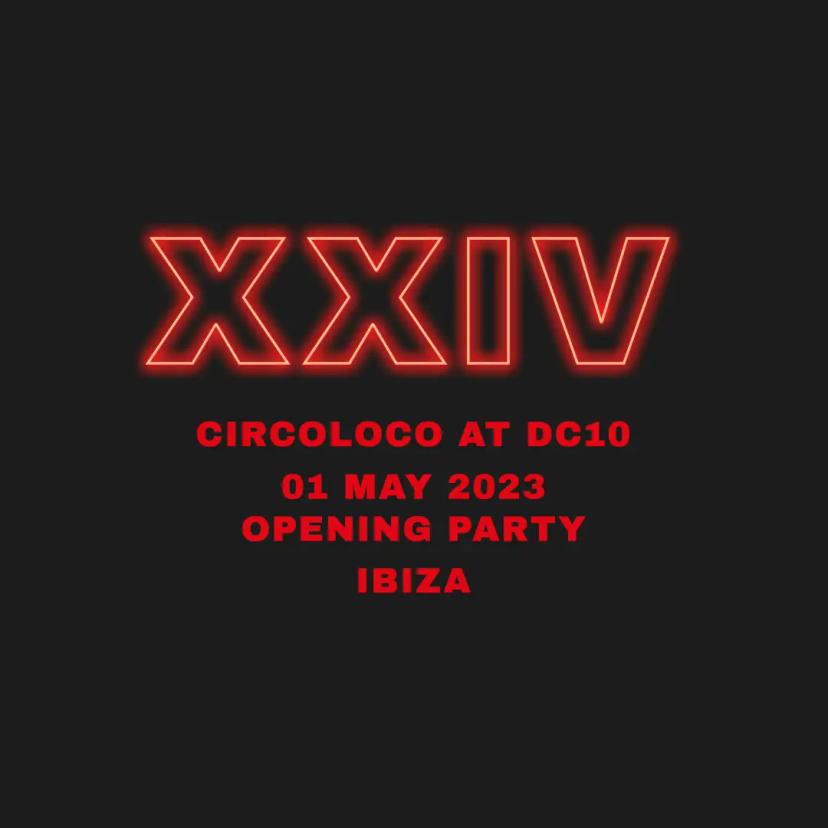 Circoloco Opening Party 2023 event artwork