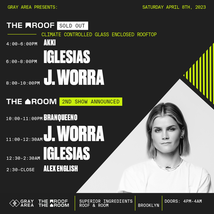 J Worra event artwork