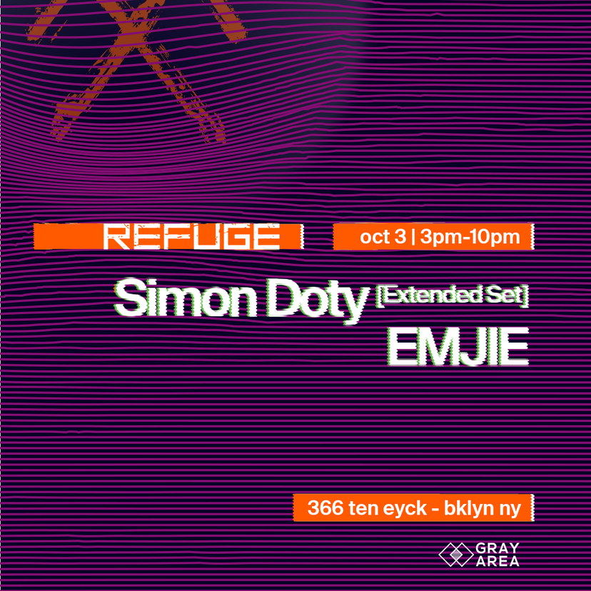 Simon Doty *Extended Set* event artwork