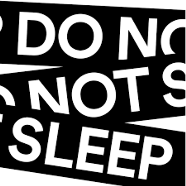 Photo of Do Not Sleep