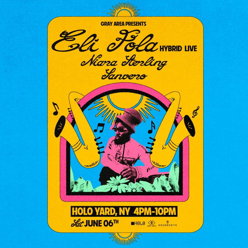 Eli Fola with Niara Sterling & Guests event artwork