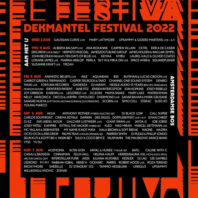Dekmantel event artwork