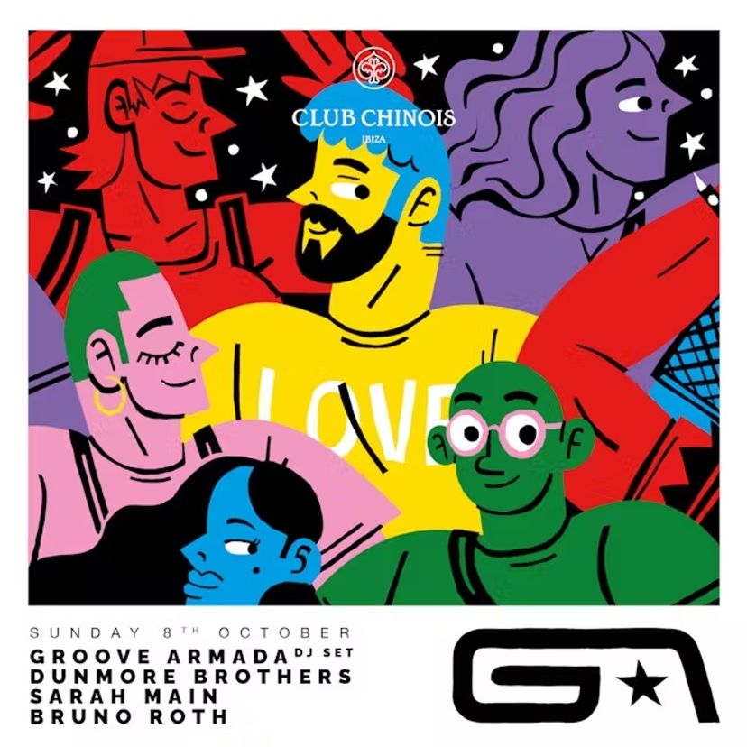 Groove Armada at Club Chinois event artwork