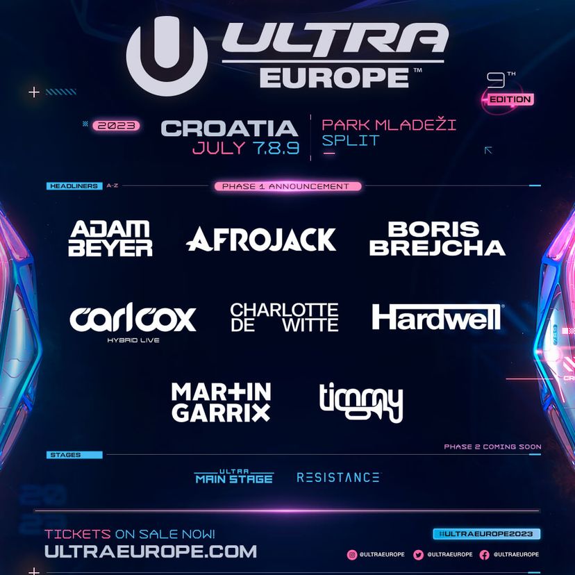 Ultra Europe event artwork