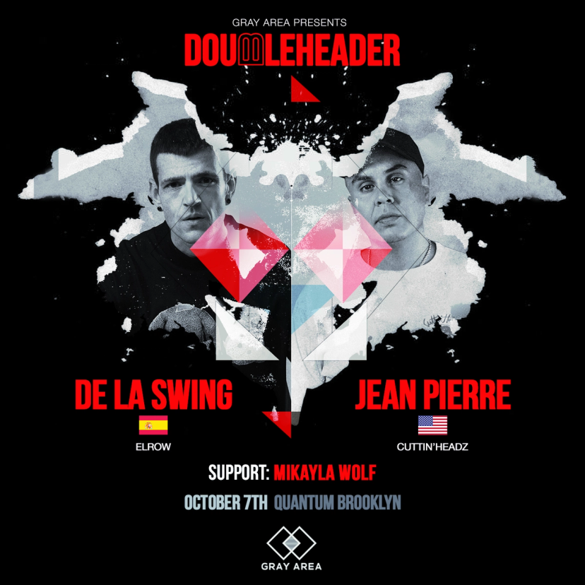 Doubleheader with De La Swing & Jean Pierre event artwork