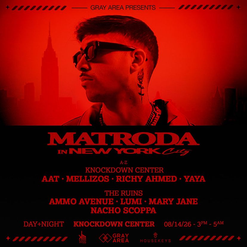 Matroda Day+Night with Richy Ahmed, Yaya & Guests event artwork