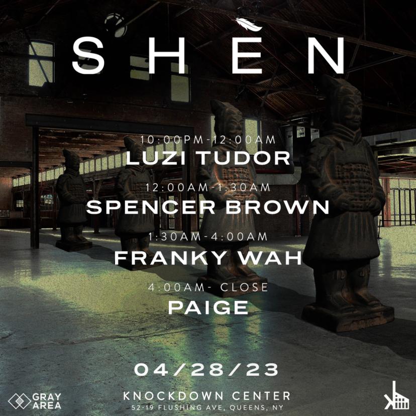 Franky Wah’s SHÈN with Spencer Brown event artwork