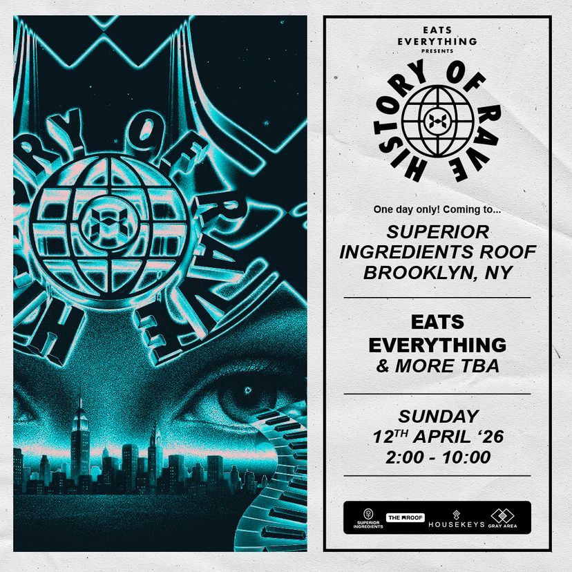 Eats Everything: History of Rave event artwork