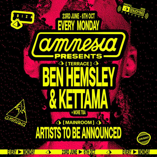Amnesia Presents event artwork