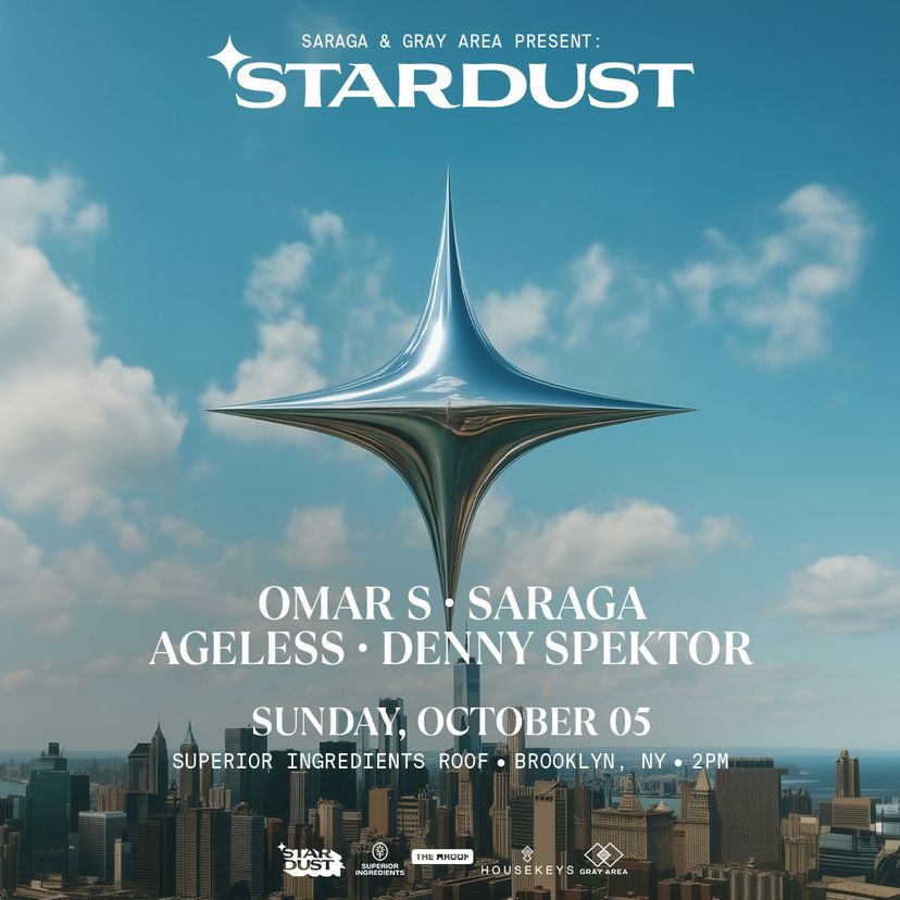 Stardust Records w/ Saraga & Omar S event artwork