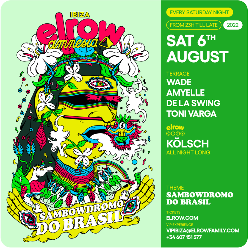 elrow Sambowdromo Do Brasil event artwork