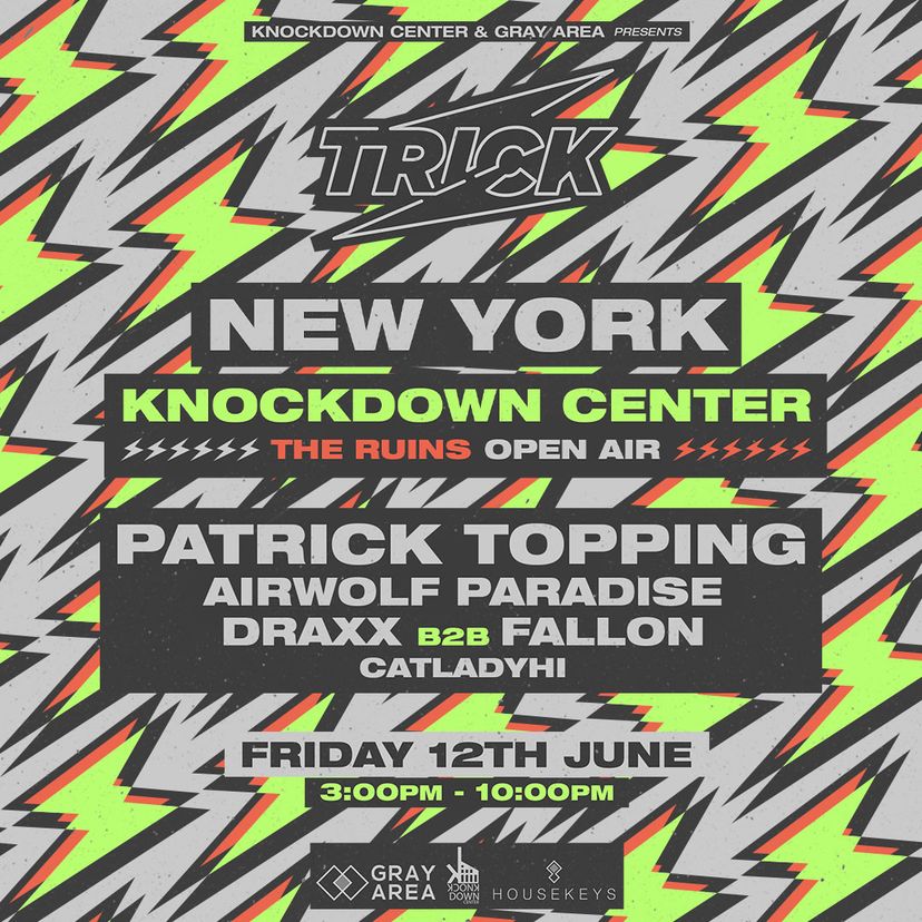 Patrick Topping Presents Trick Open-Air Takeover event artwork