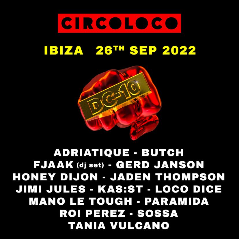 Circoloco event artwork