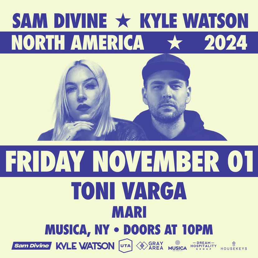 Sam Divine x Kyle Watson w. Toni Varga & Guests event artwork