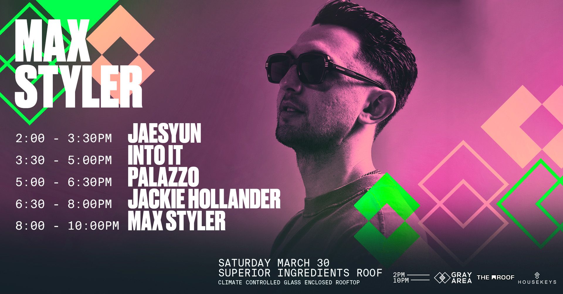 Max Styler w. Jackie Hollander & Guests at | Gray Area