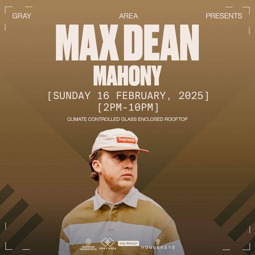 Max Dean & Guests event artwork