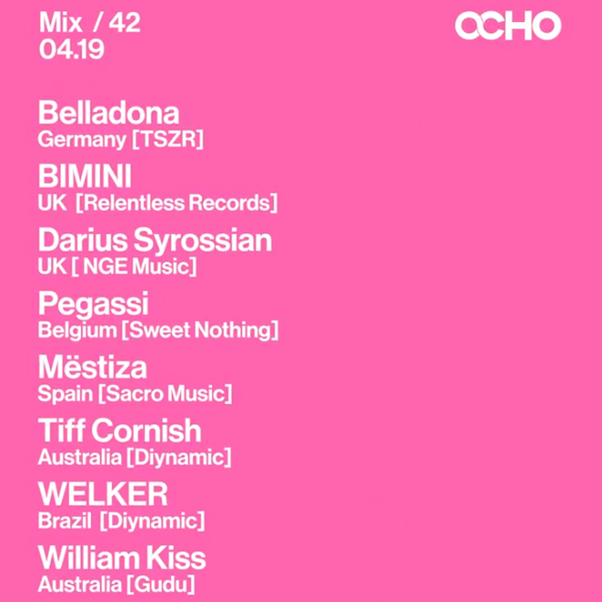 OCHO Episode #42 event artwork
