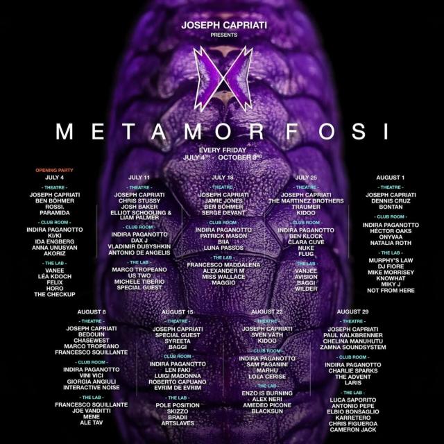 Joseph Capriati Presents Metamorfosi event artwork
