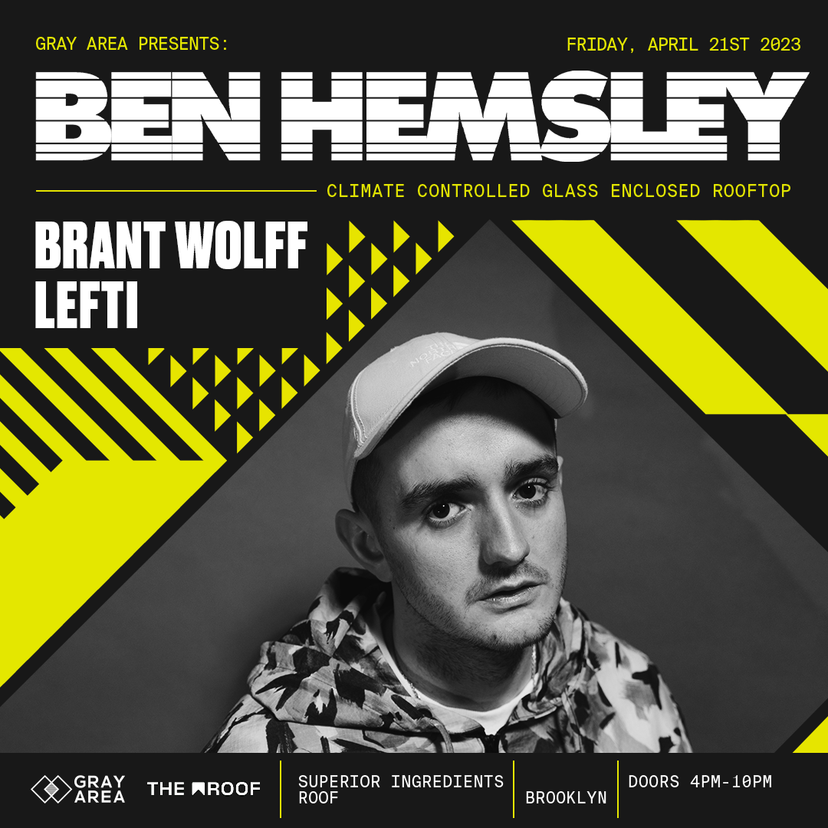 Debut: Ben Hemsley First New York Performance event artwork