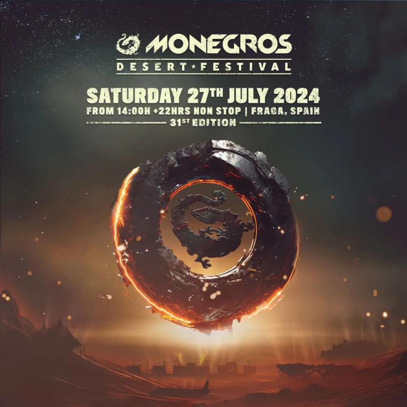 Monegros Desert Festival 2024 event artwork