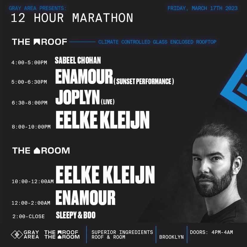 12-hour Marathon with Eelke Kleijn & Special Guests event artwork
