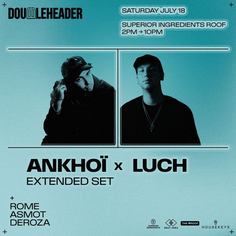 DOUBLEHEADER: Ankhoï x Luch event artwork