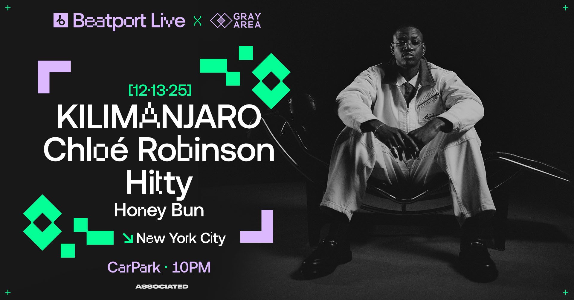 Beatport LIVE New York with KILIMANJARO, | Gray Area