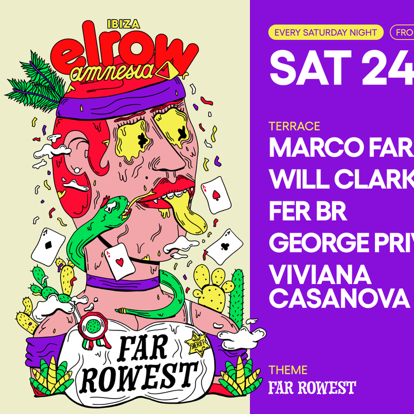 elrow Far Rowest event artwork