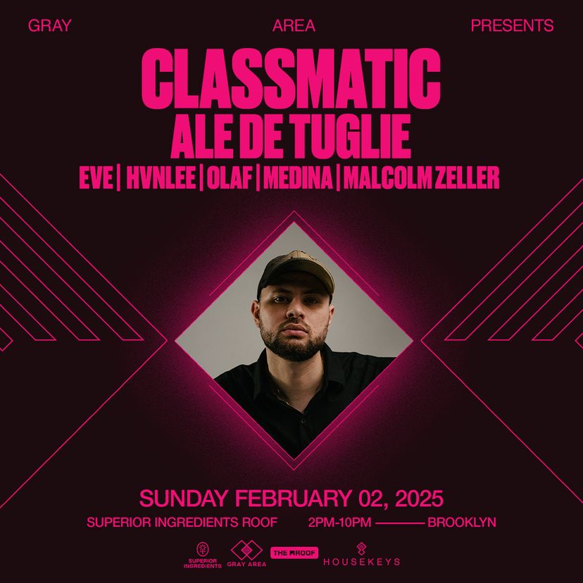 Classmatic w. Ale De Tuglie & Guests event artwork