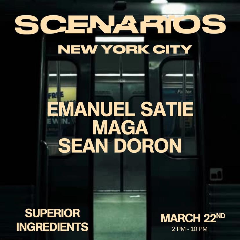 Scenarios New York event artwork
