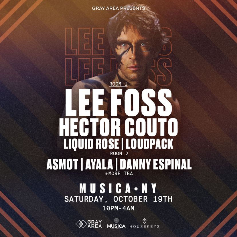 Lee Foss w. Hector Couto & Guests event artwork