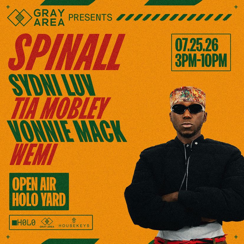 Spinall Open-Air w. Vonnie Mack, WEMI, & More event artwork