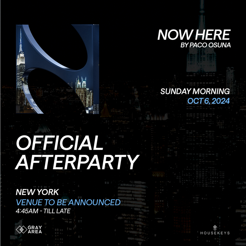 Now Here Official After Party: New York event artwork
