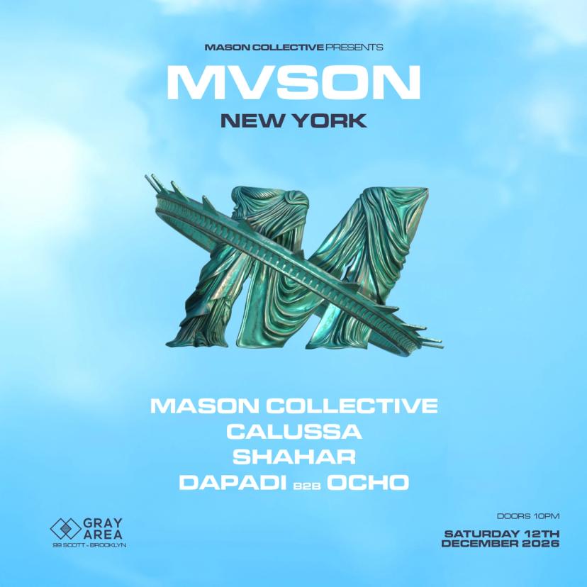 Mason Collective, Calussa, Shahar event artwork