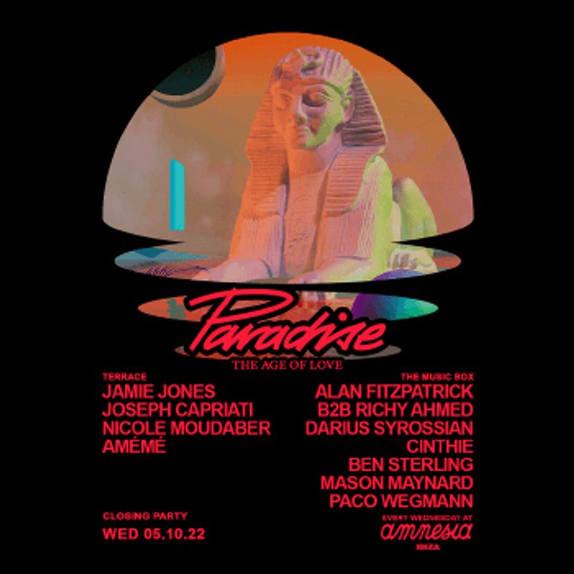 Paradise Closing event artwork