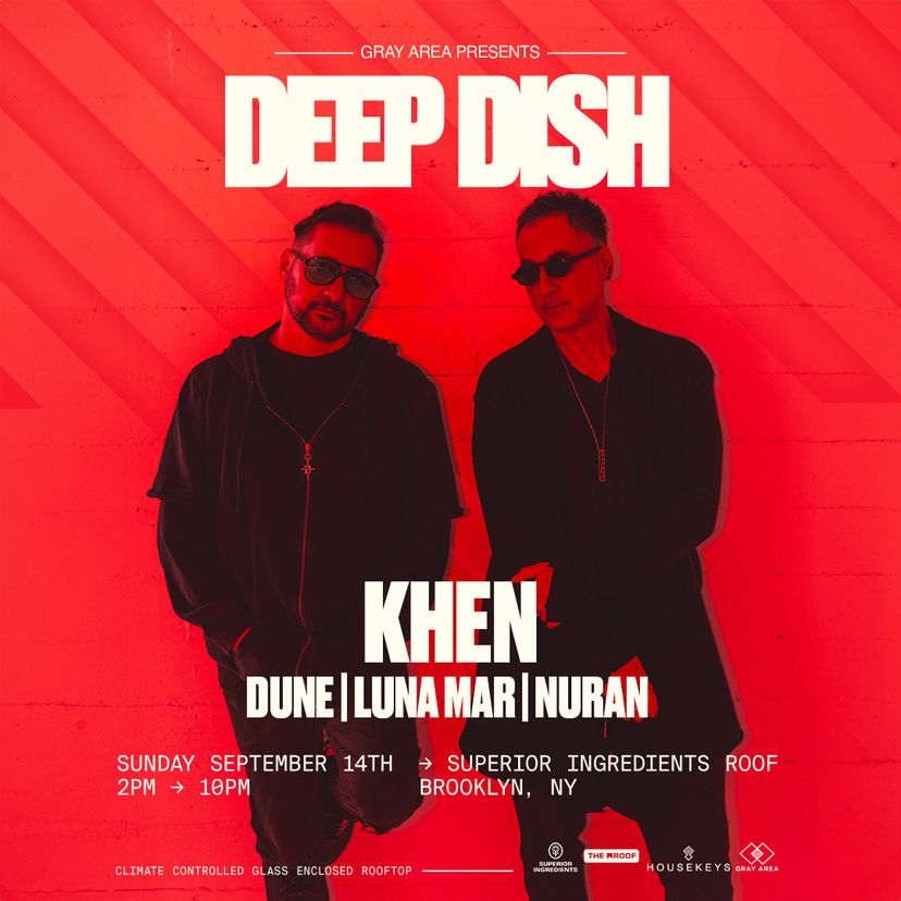 Deep Dish w. Khen event artwork