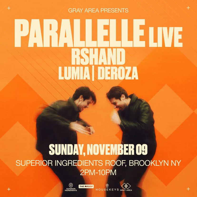 Parallelle Live with rshand event artwork
