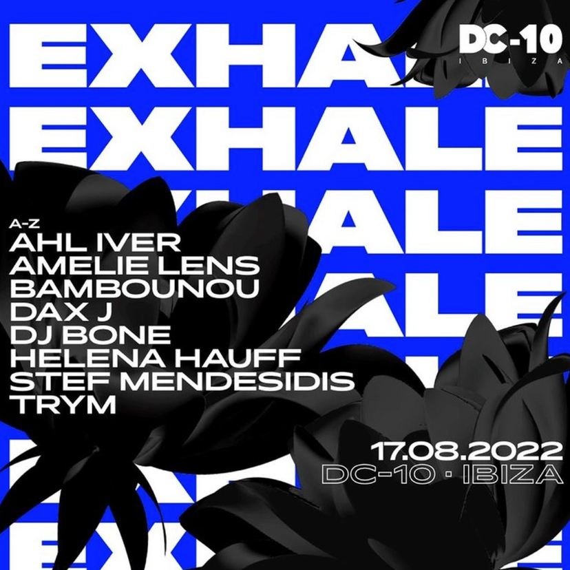 Exhale event artwork