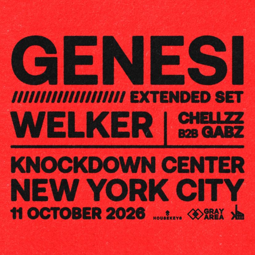 GENESI w. WELKER & More event artwork