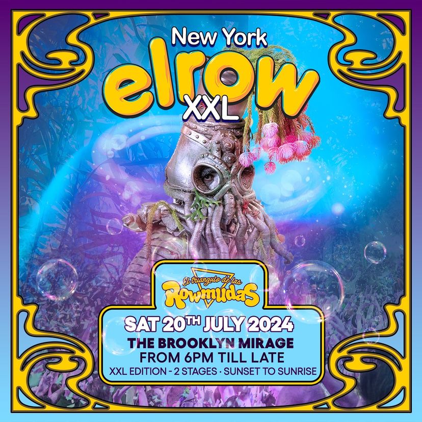 elrow New York Open Air: Summer Festival - Rowmuda Triangle! event artwork