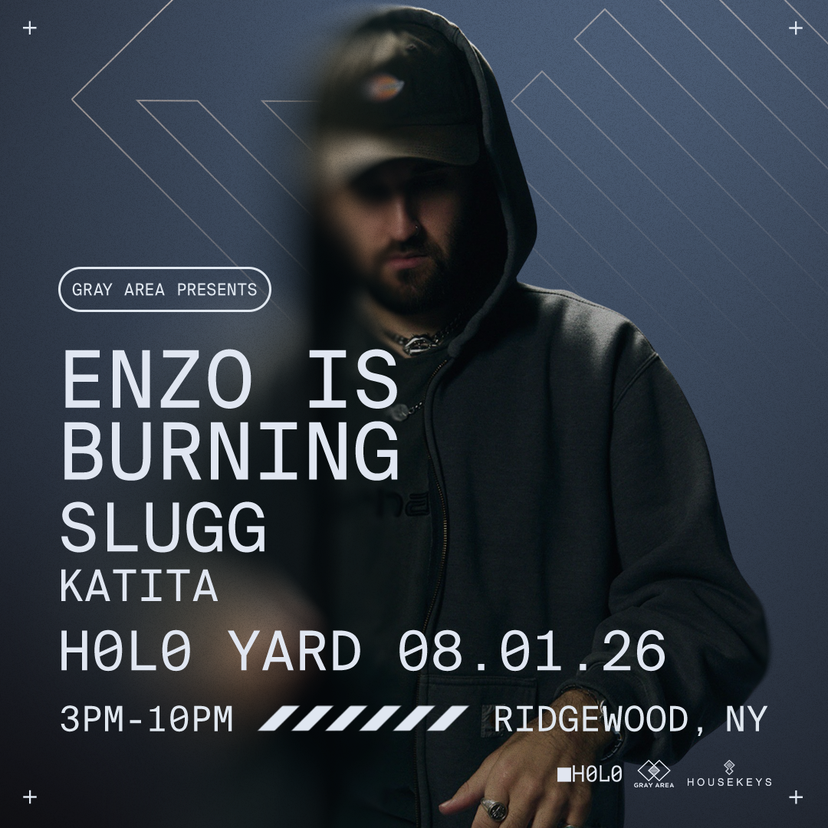Enzo Is Burning with Slugg *Open Air* event artwork