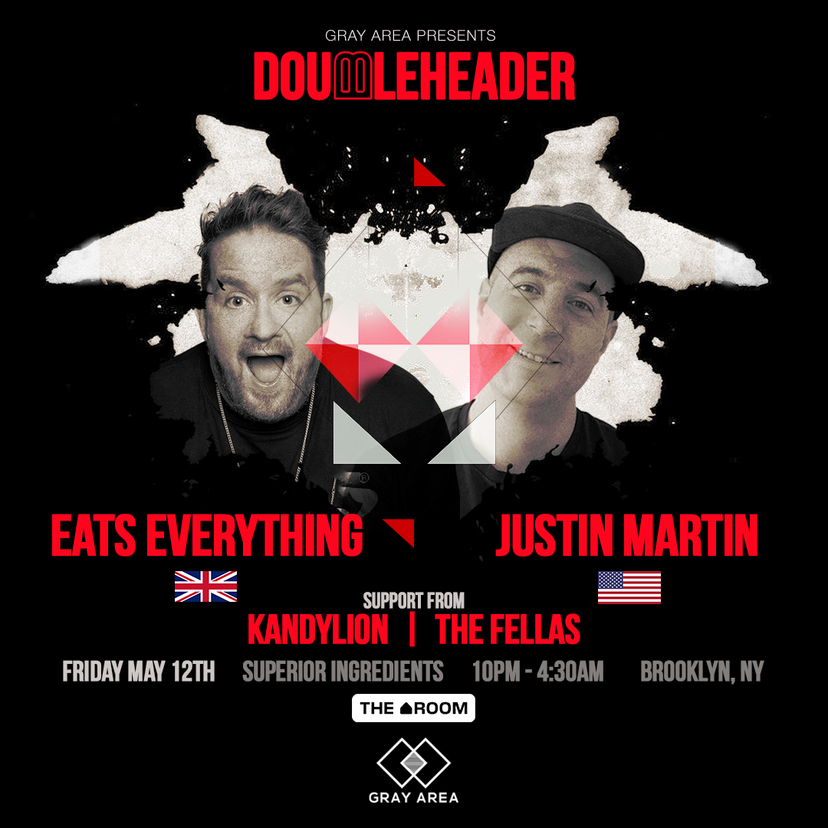 Doubleheader with Justin Martin & Eats Everything event artwork