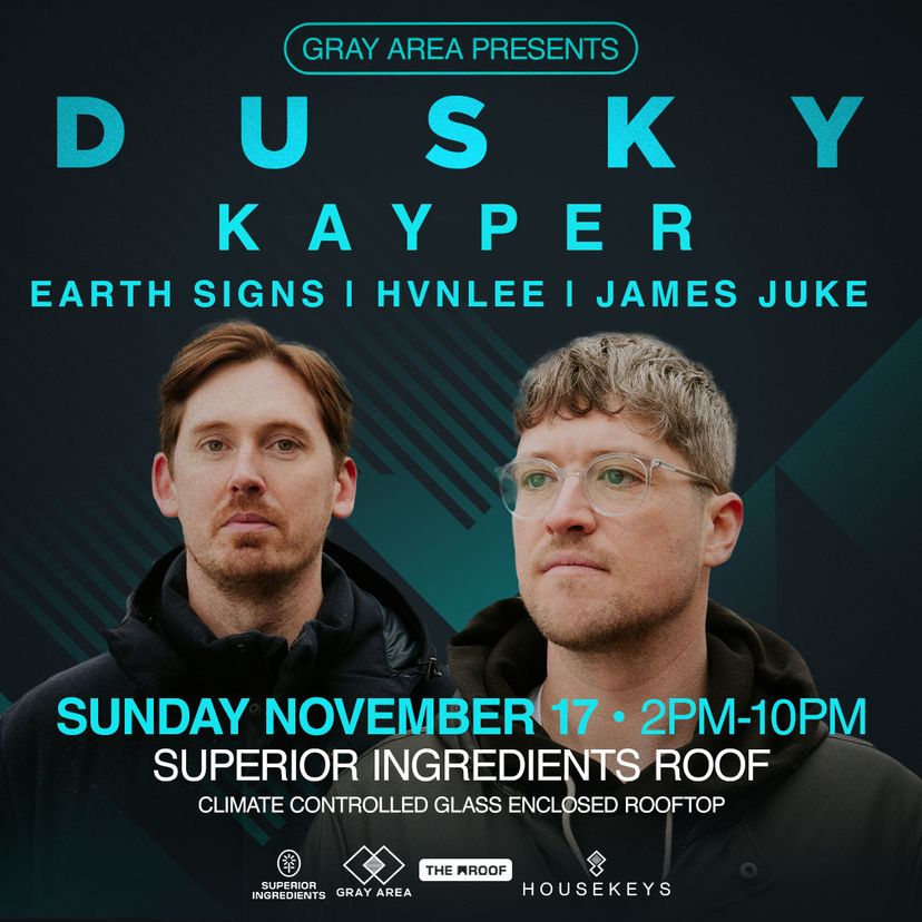 Dusky w/ Kayper + Special Guests event artwork