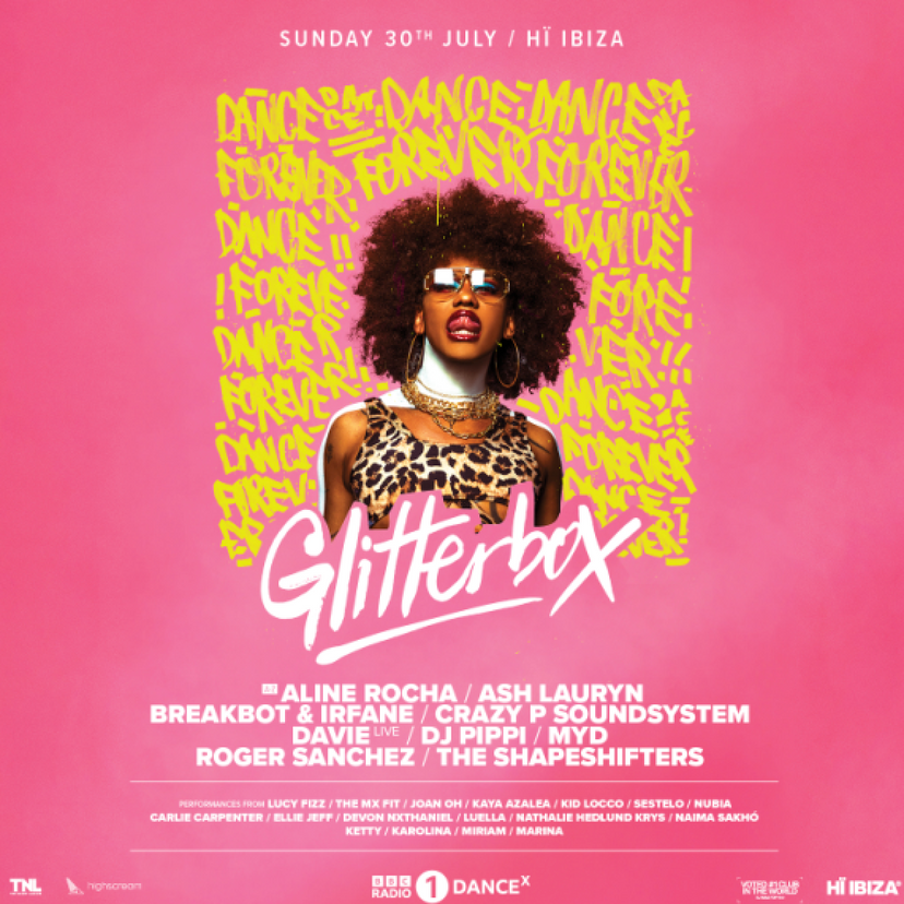 Glitterbox | BBC Radio 1 Dance Live event artwork