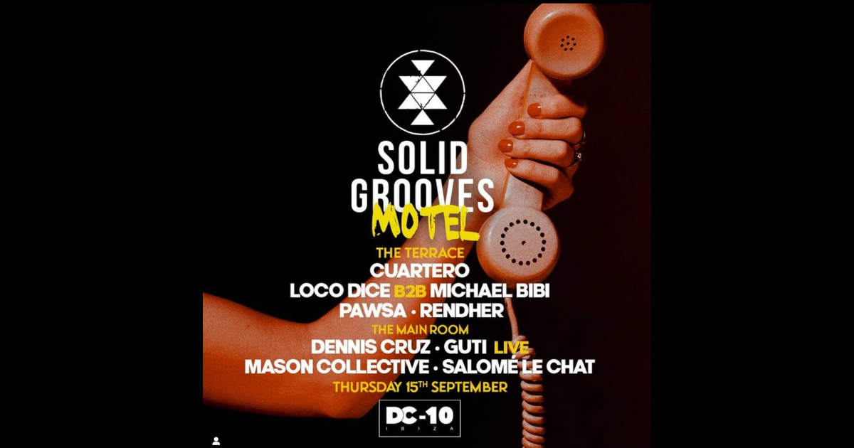 Solid Grooves Merch Solid Grooves at DC-10 Ibiza | Gray Area