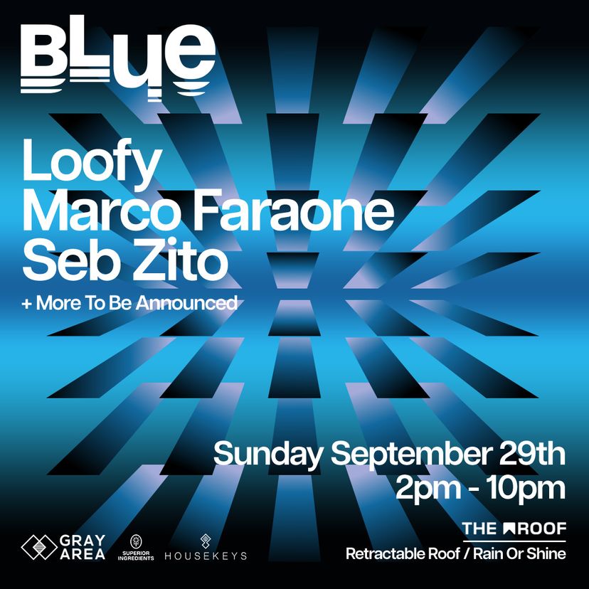 Blue: Marco Faraone w. Seb Zito, Loofy & more event artwork