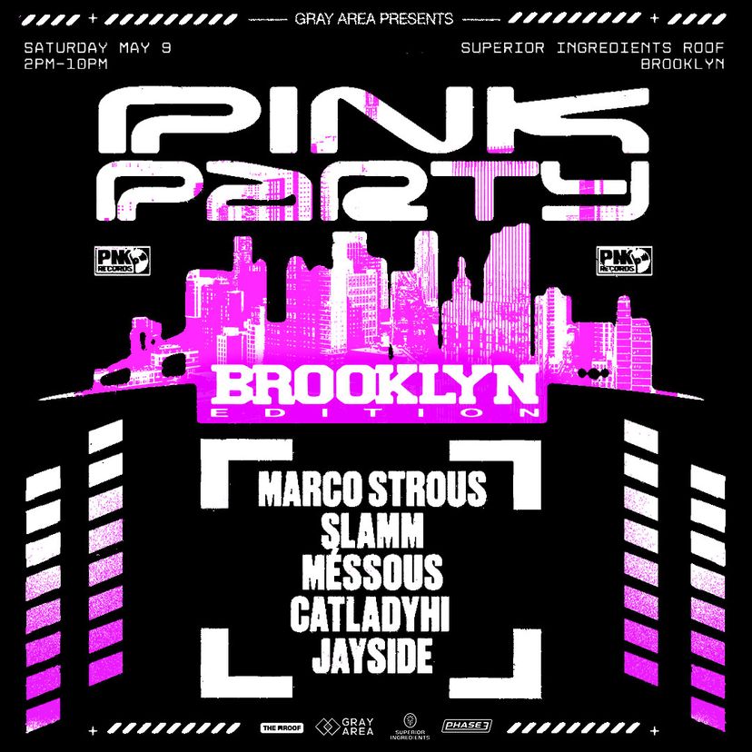 PNK Party Brooklyn event artwork