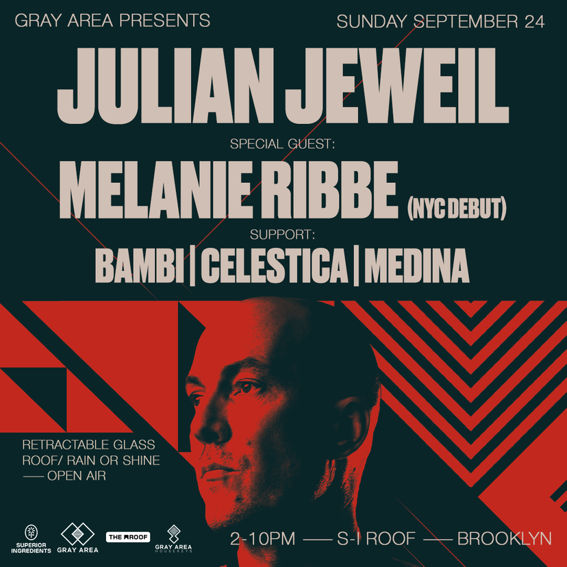 Julian Jeweil w. Melanie Ribbe [NYC Debut] & Medina event artwork