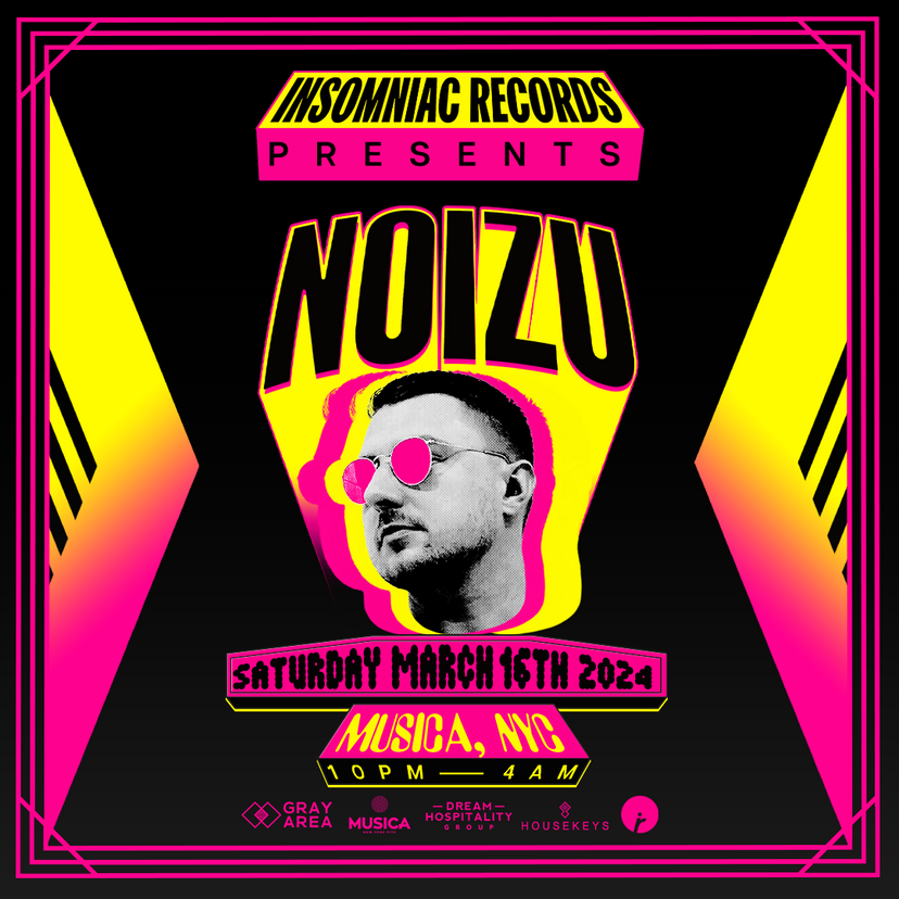 Insomniac Records presents Noizu event artwork