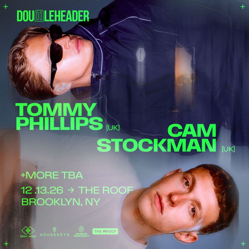 DOUBLEHEADER: Tommy Phillips x Cam Stockman event artwork